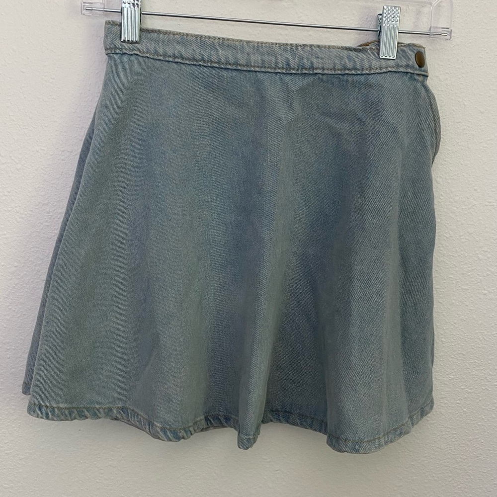 American Apparel Denim Skirt